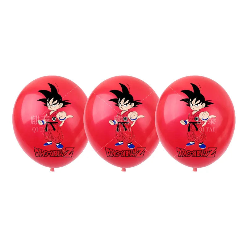 Dragonz Bandai Balloon Set,latex Balloons 3/6/18pcs, 12 Inch