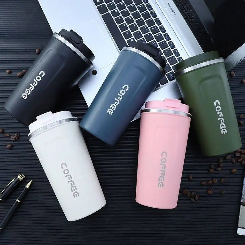 Travel Thermos Stainless Steel Coffee Cup Leak-Proof (380/510ML) beunik