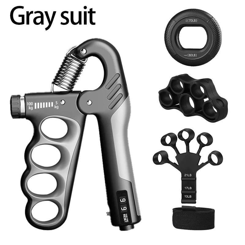Grip Strength Gym Wrist Expander Hand Strengthener Adjustable (5-60/100/150kg) beunik