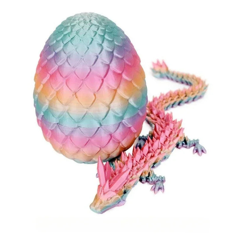 Shiny reticulated dragon with egg beunik