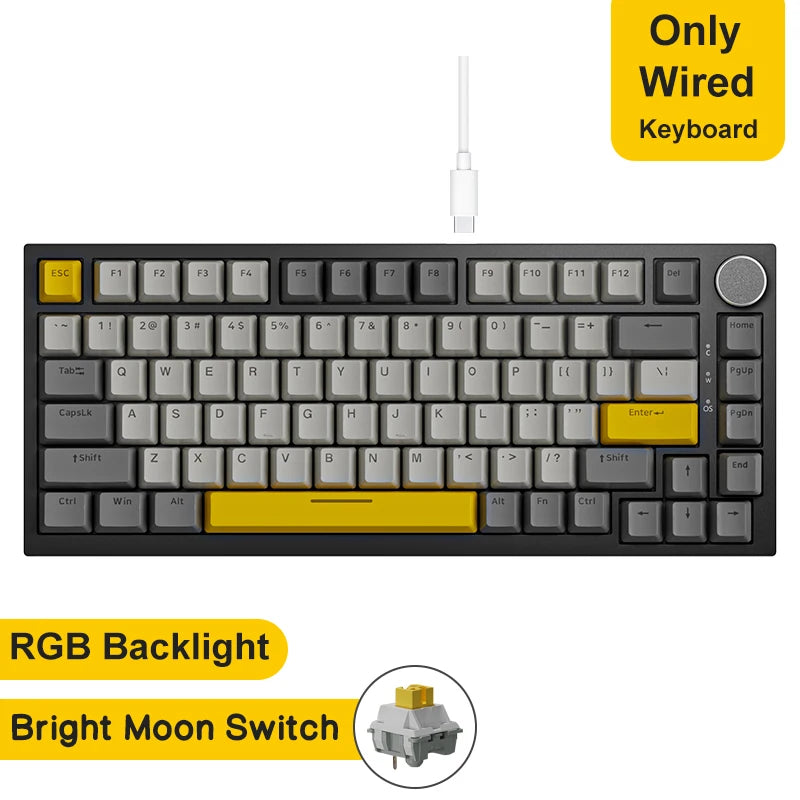 Ajazz AK820 Pro Gaming Mechanical Keyboard beunik