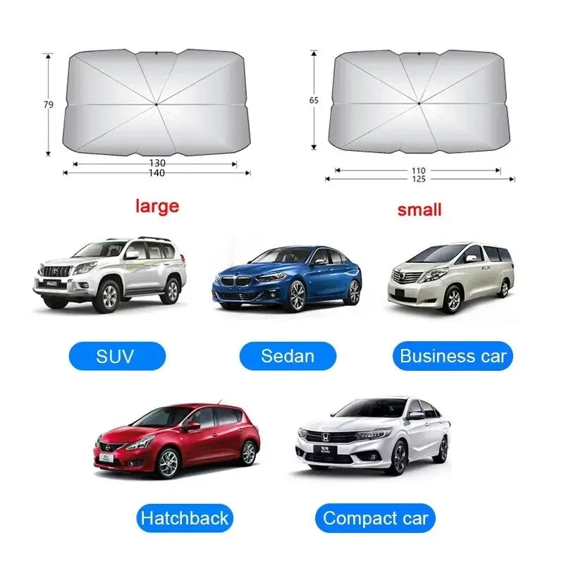 Car Sunshade Umbrella Windshield Folding Front Cool Master beunik
