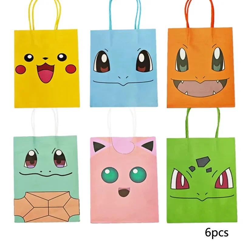 Pokémon Gift Bags – Pikachu Themed