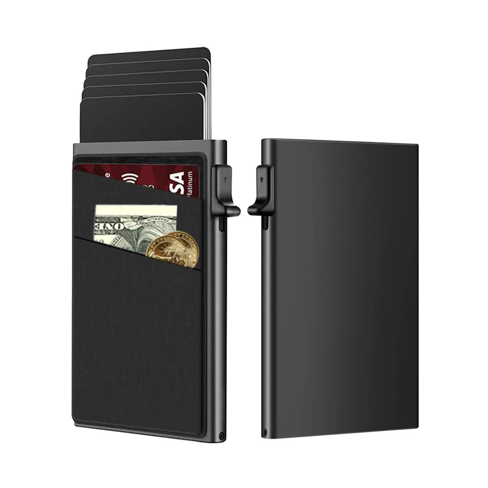 Anti-theft Travel Wallet RFID Protection Aluminum Metal Box Cardholder Case beunik