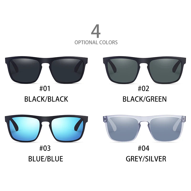 Fashion Square Vintage Polarized Sunglasses beunik