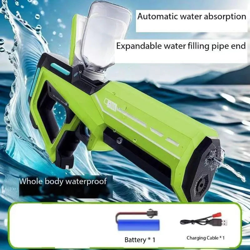 Futuristic Fully Automatic Water Gun beunik