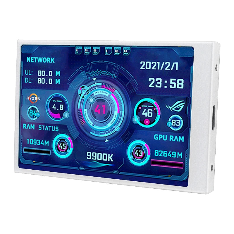 3.5 Inch IPS Type C Secondary Screen for Computer Stats beunik