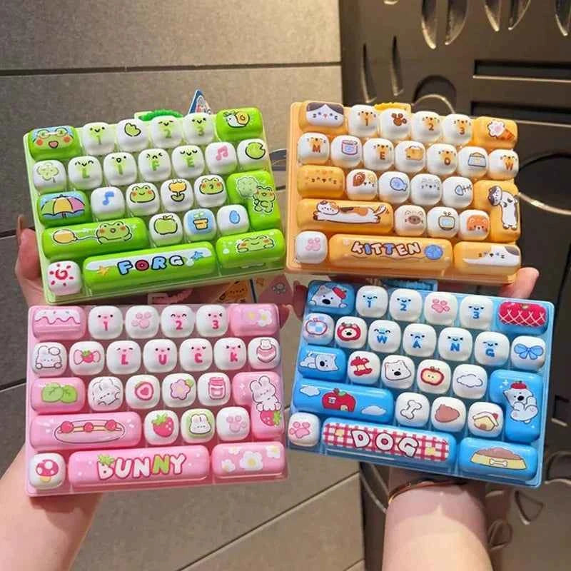 Mini Keyboard Fidget Keychain