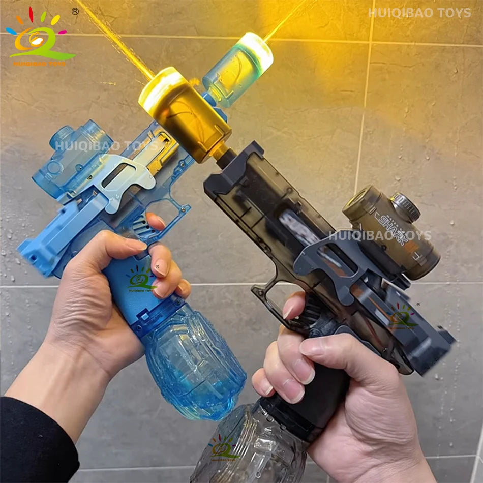 Electric Pulse Water Gun Simulated Sensor Light Fully Automatic beunik