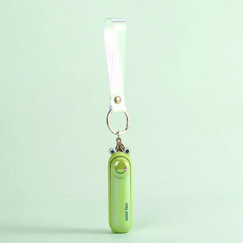Cute Mini Fan Kipas Portable Hand Fold USB Chargable beunik