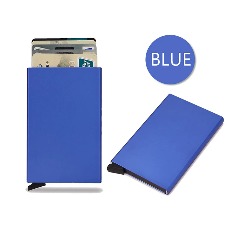RFID Smart Slim Wallet Card Holder Metal Thin beunik