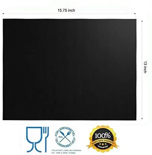 Oven Liners for Bottom of Electric Gas Oven Reusable Non-Stick Teflon Protector Mat beunik