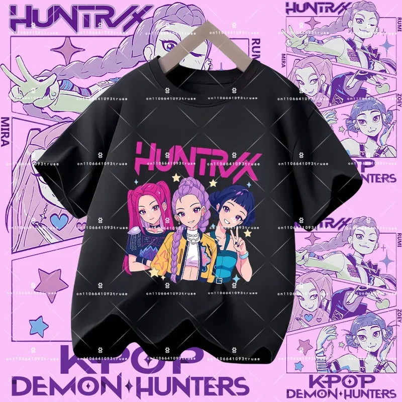 KPOP DEMON HUNTERS Kids T-Shirts – HUNTR/X Collection