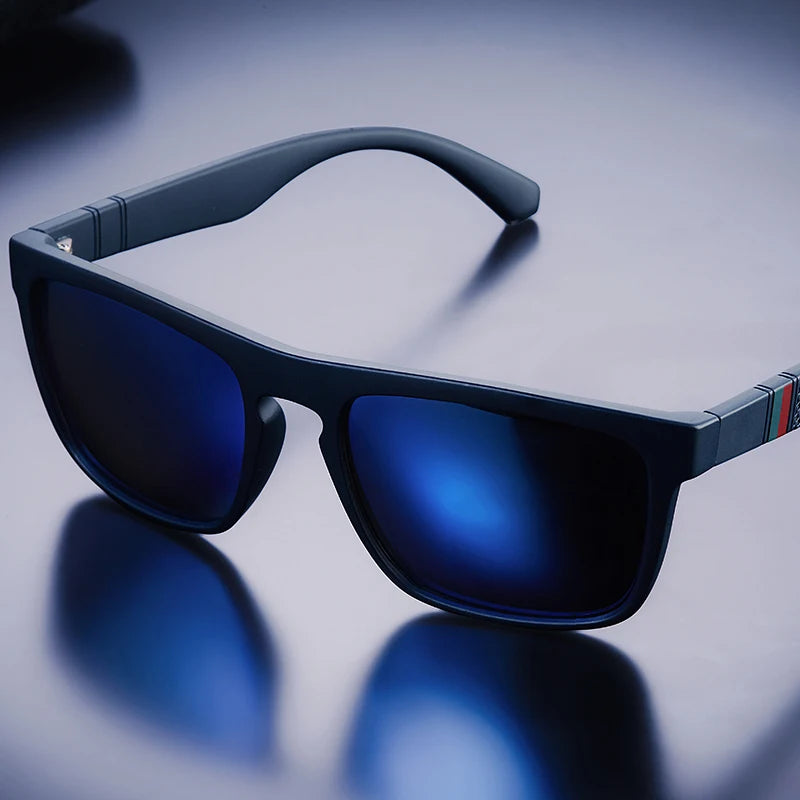 Fashion Square Vintage Polarized Sunglasses beunik