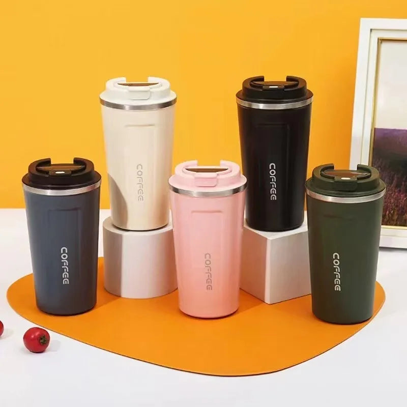 Travel Thermos Stainless Steel Coffee Cup Leak-Proof (380/510ML) beunik