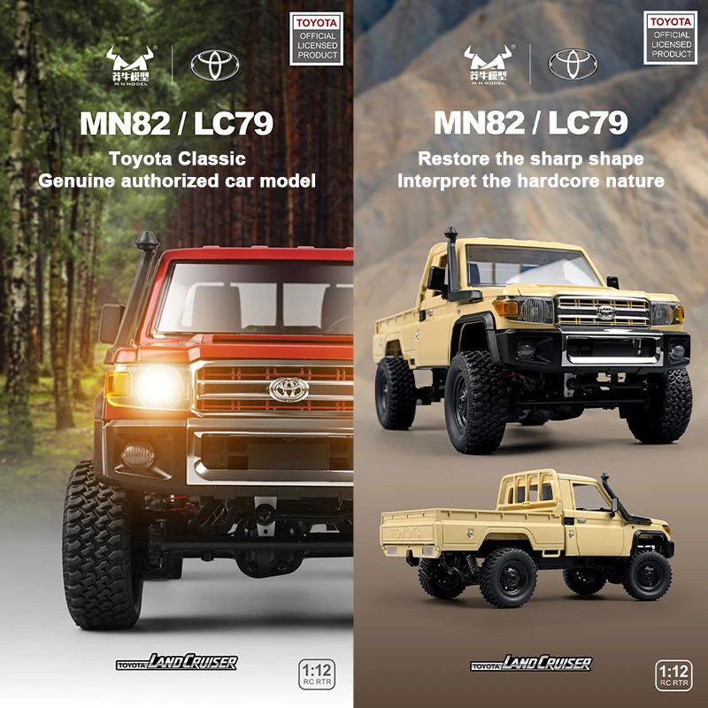 4WD Remote Control Pickup RC Truck Model Toys with LED's beunik