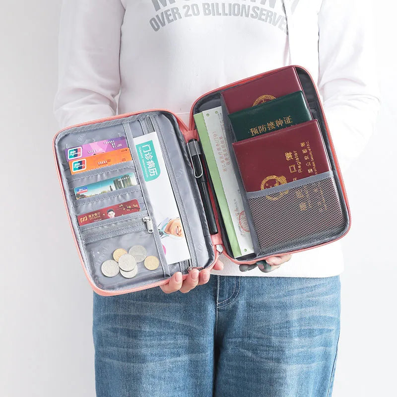 Travel Wallet Family Passport Holder Creative Waterproof Document Case Organizer Travel accessories beunik