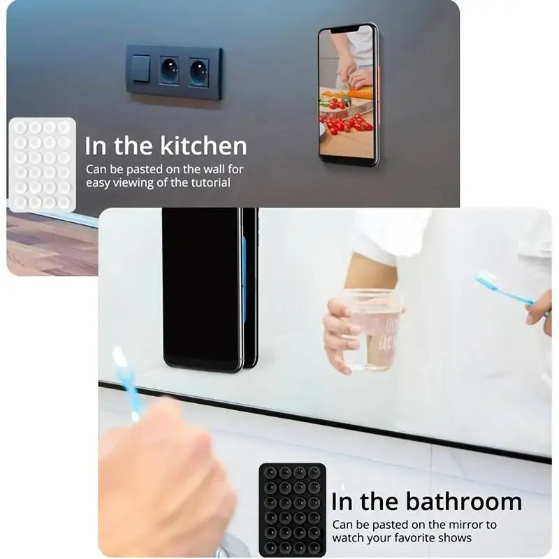 Silicone Suction Phone Holder Mat Anti-Slip Single-Sided Case Mount beunik