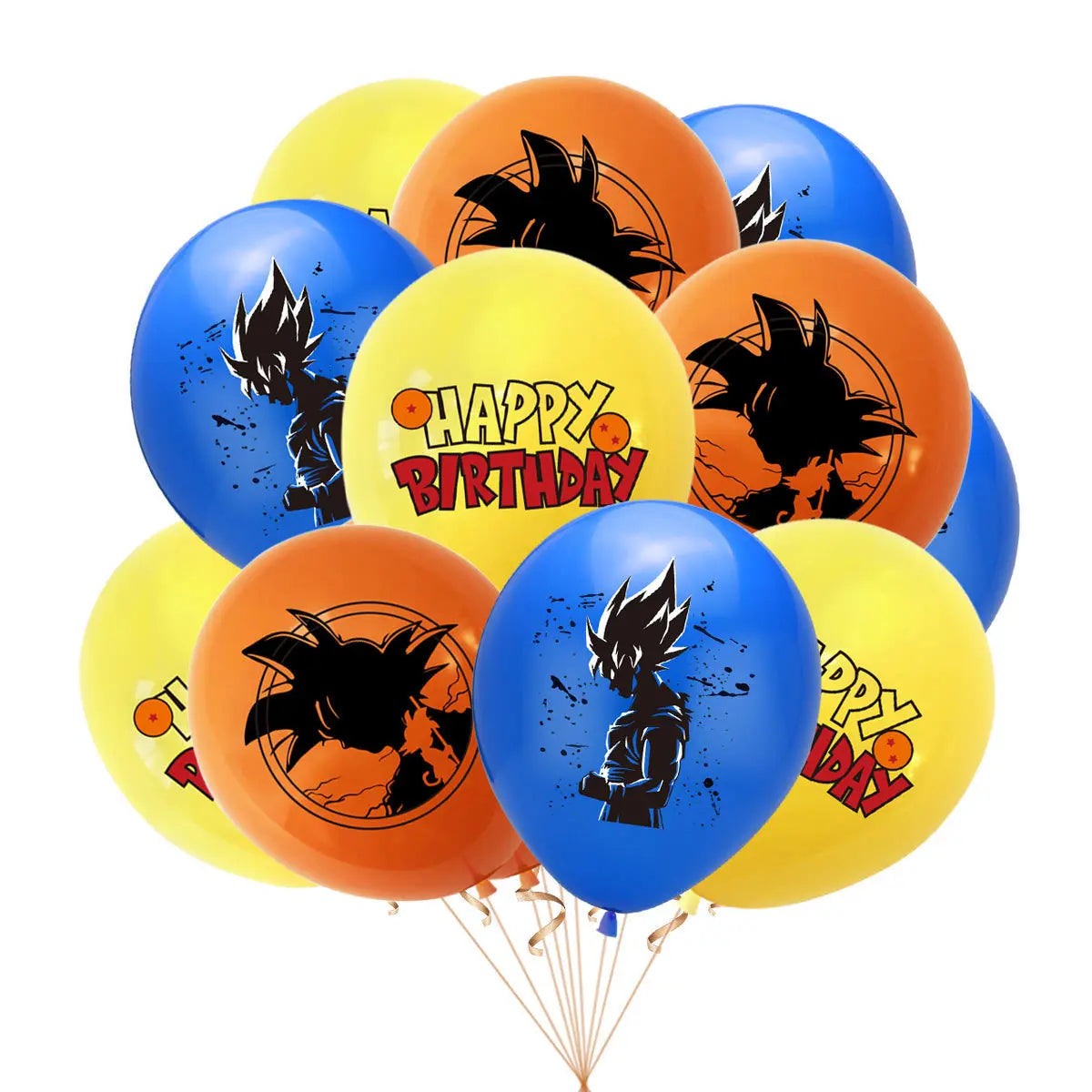 Dragon Ball Z Cake Topper and balloons