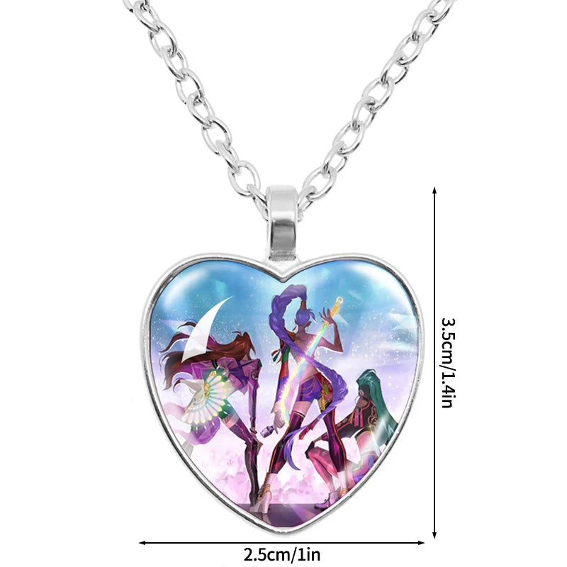 K-Pop Idol Inspired Beaded Charm Necklace – Rumi, Zoey & Mira Pendant