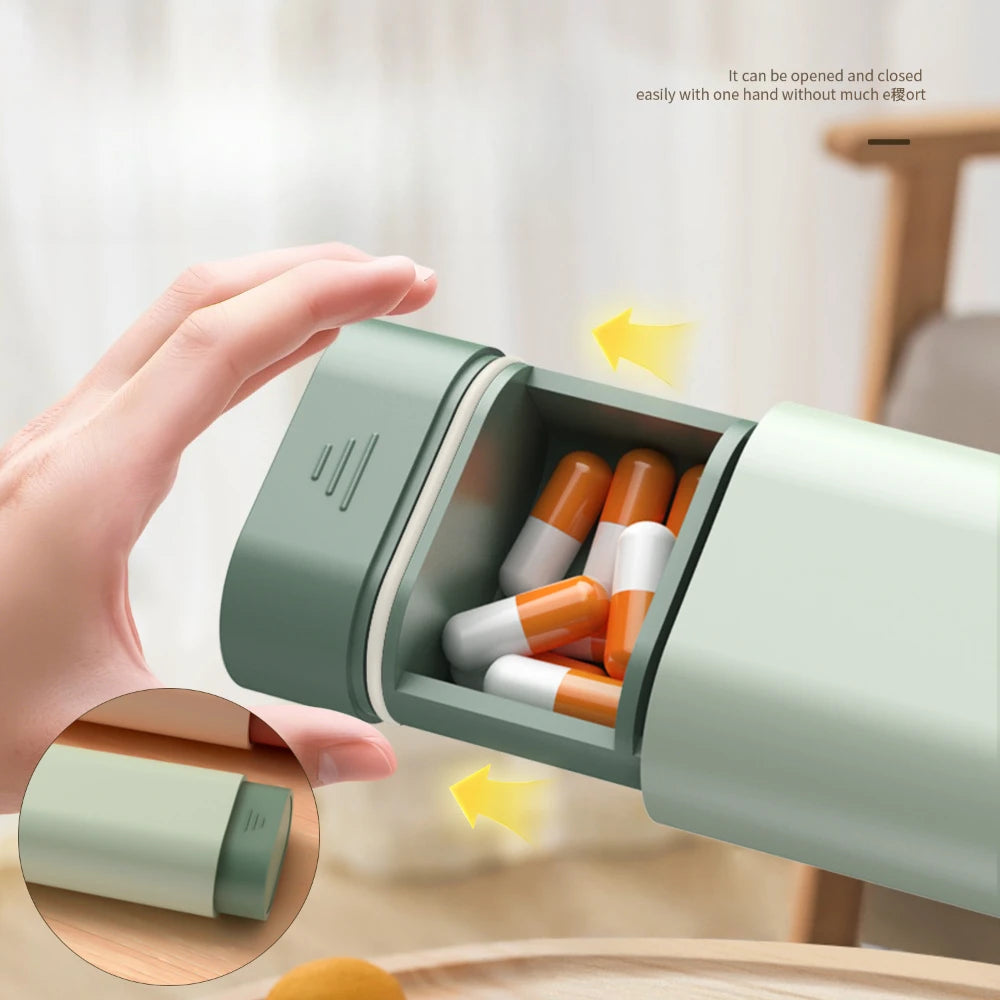 Weekly Pill Organizer – 7-Compartment Portable Storage Case beunik