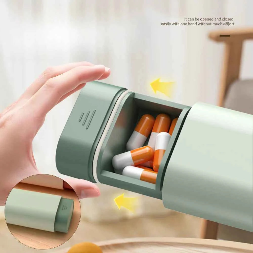 Weekly Pill Organizer – 7-Compartment Portable Storage Case
