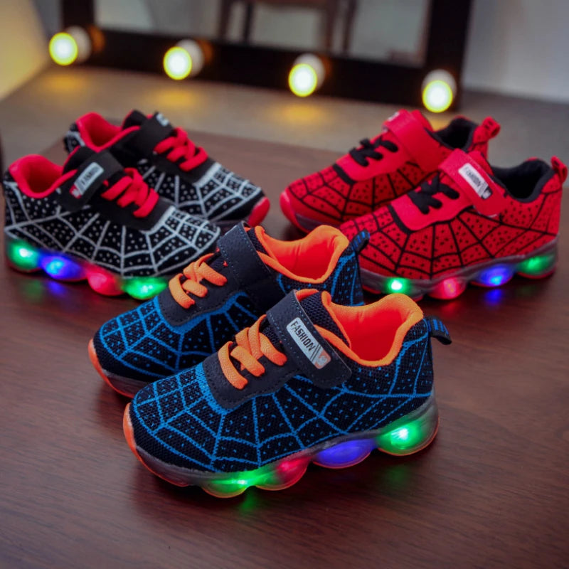 Spiderman Childrens Sneakers Breathable Casual Shoes (1-12 Years) beunik