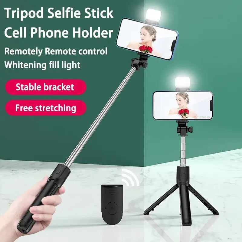 Phone Holder Mini Tripod Wireless Bluetooth Selfie Stick beunik