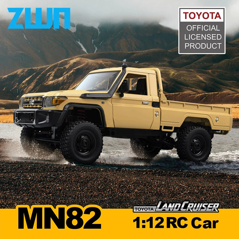 4WD Remote Control Pickup RC Truck Model Toys with LED's beunik