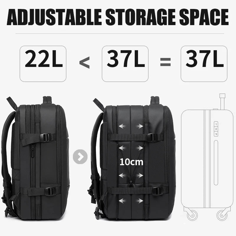 Expandable Waterproof Laptop Backpack beunik