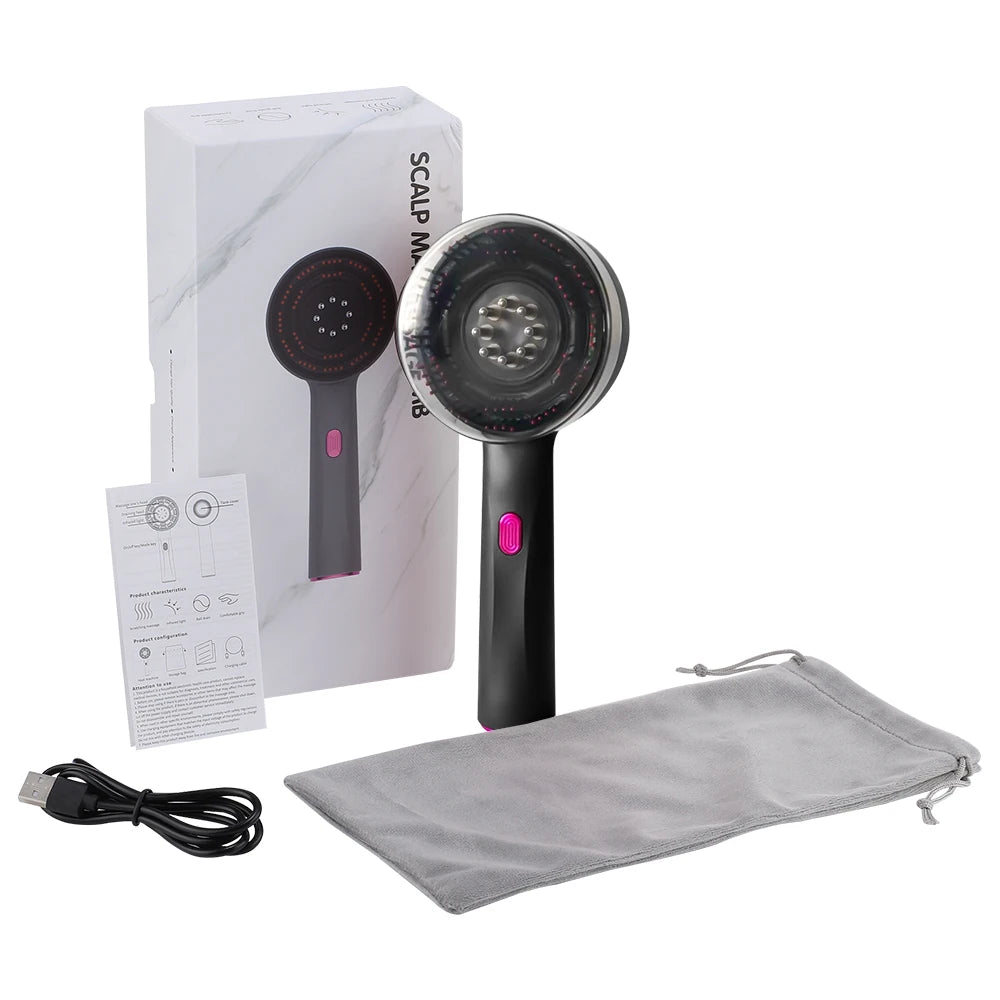 Electric Vibration Massage Comb Red Light Therapy Hair Growth beunik