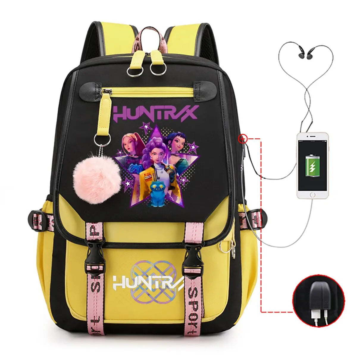 School Backpack for Students KPop Demon Hunters beunik