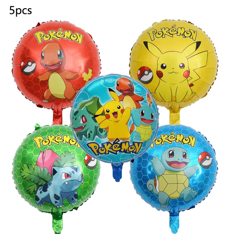 Large Pokémon themed Foil Balloons – 132cm