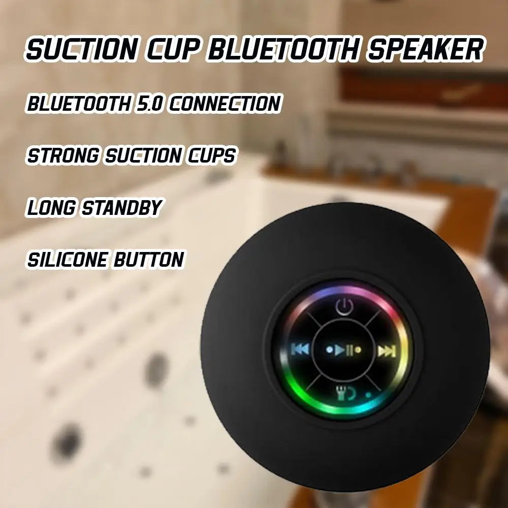Waterproof Bluetooth Speaker with Colorful LED Lights beunik