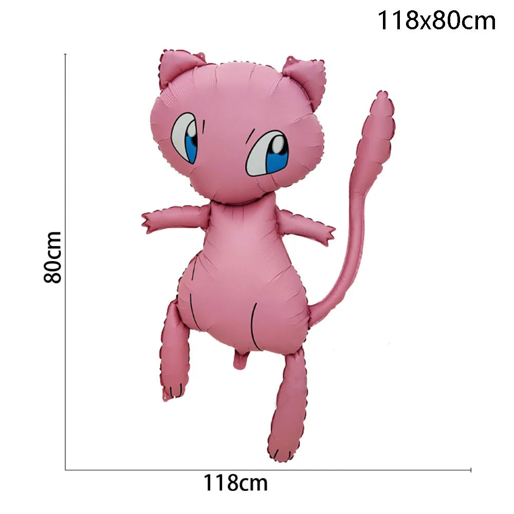 Large Pokémon themed Foil Balloons – 132cm