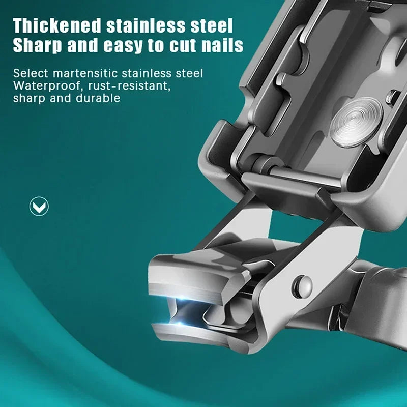 Luggage Keychain Foldable Nail Cutter Stainless Steel Nail Clippers beunik