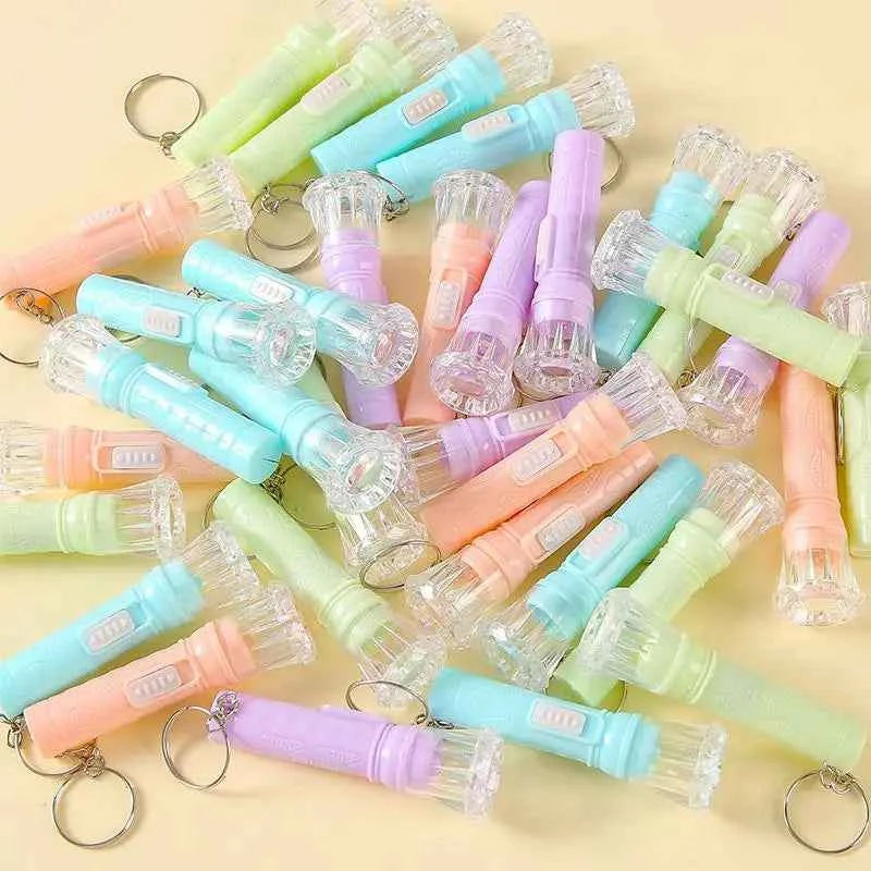 Candy Color Glowing Flashlight Camping Toy (12-24PCS)