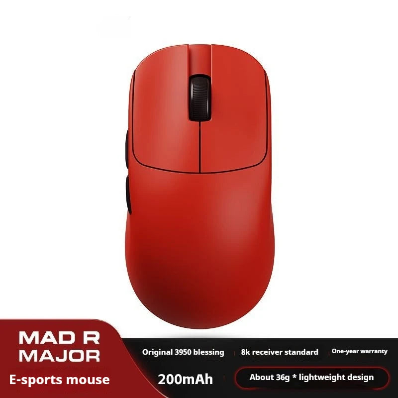 Mad R/R Major Gaming E-Sports Mouse Paw3395/3950 beunik