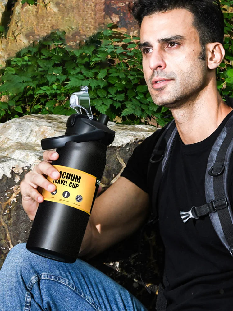 Thermos Portable Stainless Steel Thermal Mug Tumbler Vacuum Flask beunik