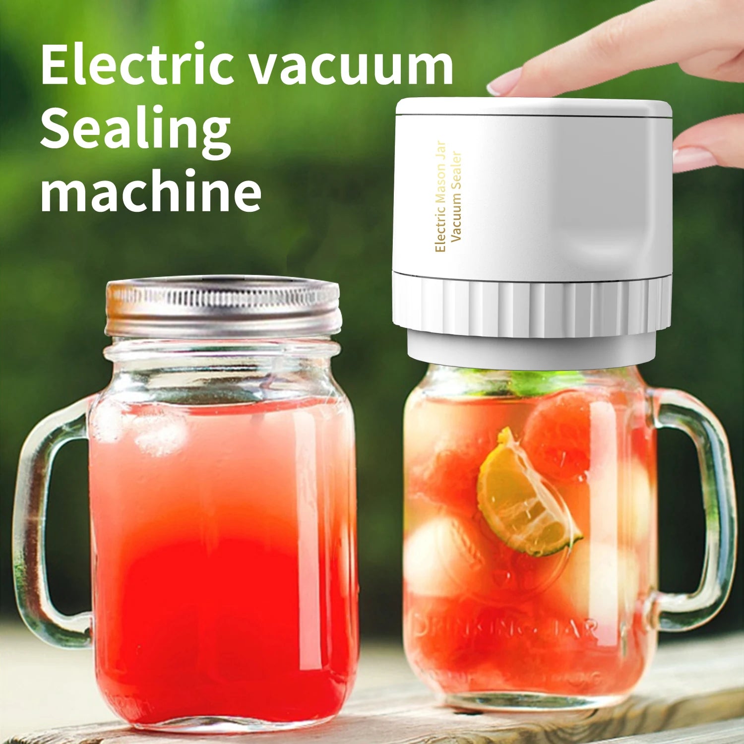 Electric Mason Jar Vacuum Sealer USB beunik