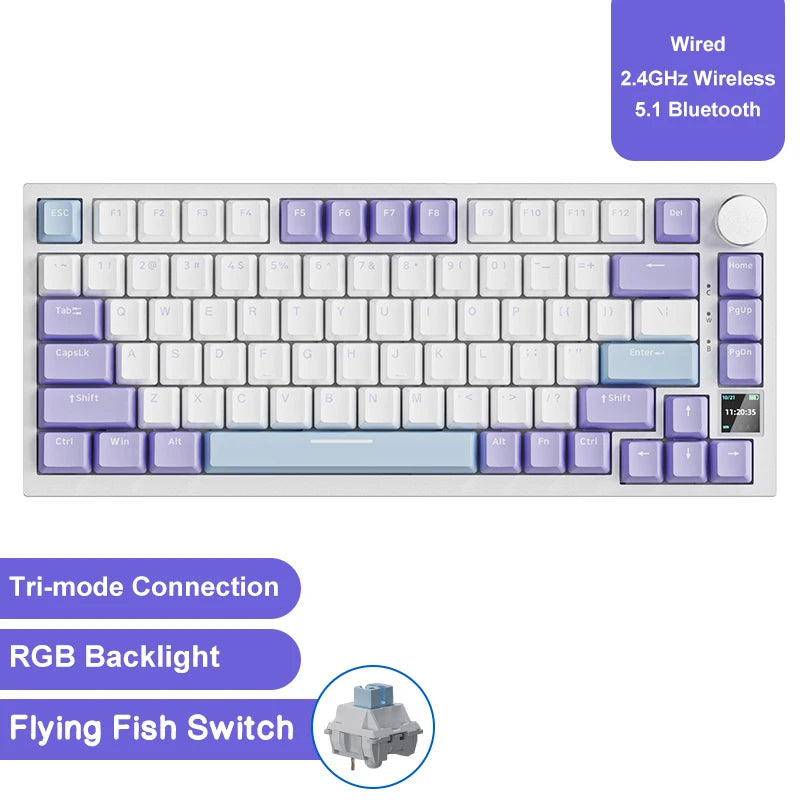Ajazz AK820 Pro Gaming Mechanical Keyboard beunik