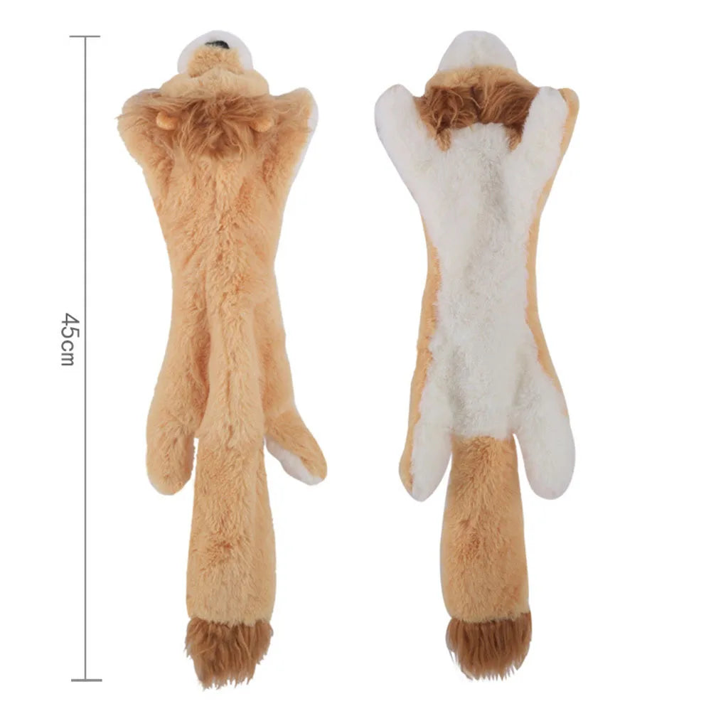 Simulated Animal No Stuffing Dog Toy with Squeakers Durable beunik