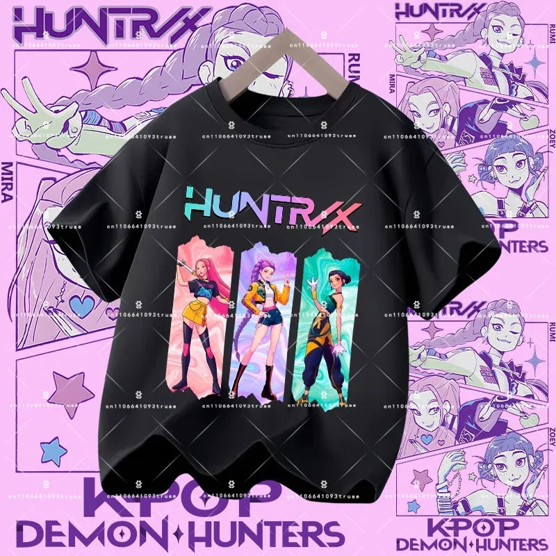KPOP DEMON HUNTERS Kids T-Shirts – HUNTR/X Collection
