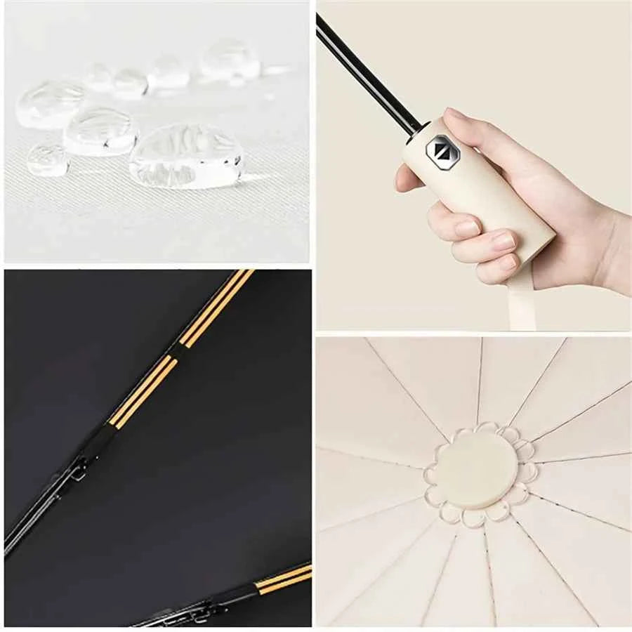 Fully Automatic Umbrella With Thick And Durable Keel UV Resistant