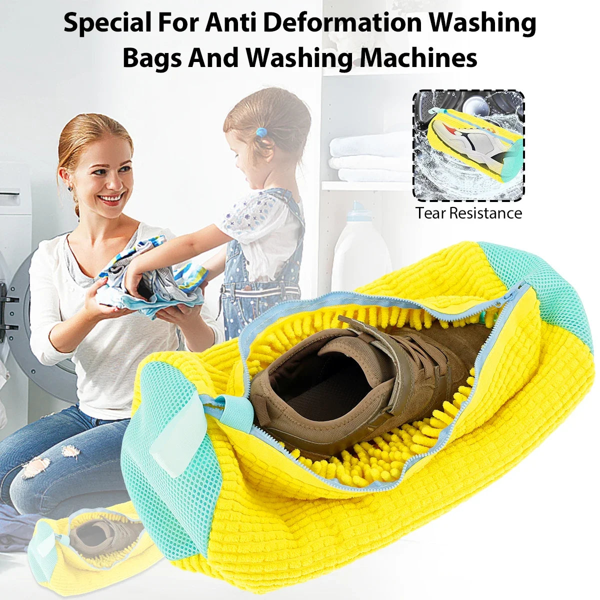 Washing Shoes Bag Protector Fluffy fibers beunik