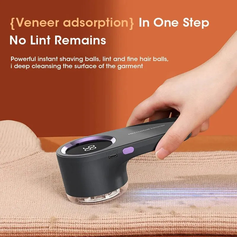 LED Digital Lint Remover for Clothing USB Rechargeable beunik