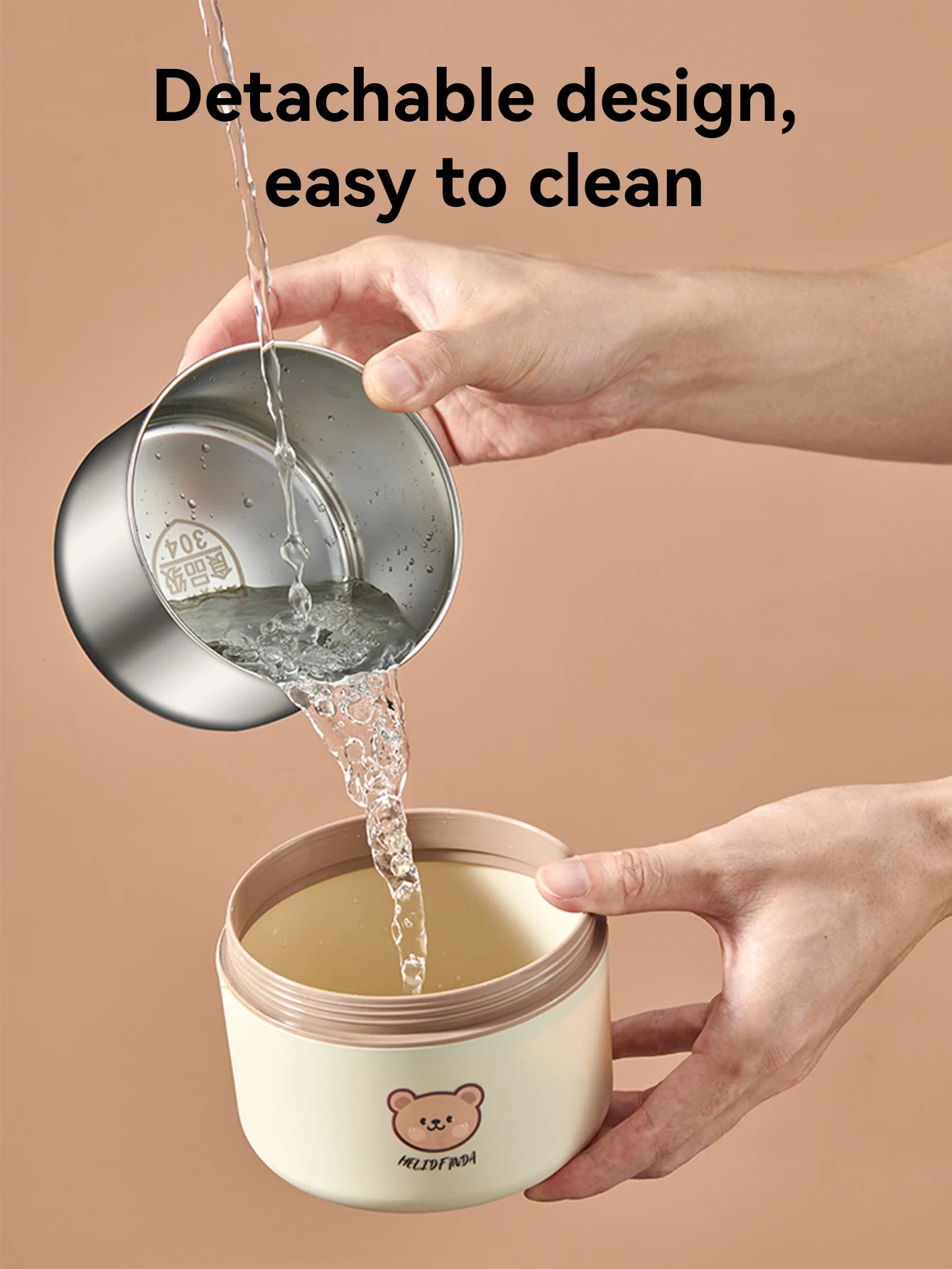 Beunik ThermoBento™ Lunch Box Set – 18/8 Stainless Steel Thermal Food Container with Insulated Bag