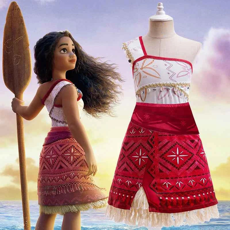 Moana role-playing clothing Princess Dress Cosplay Set