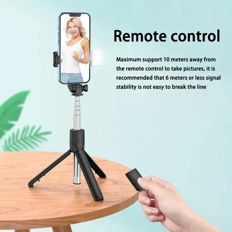 Phone Holder Mini Tripod Wireless Bluetooth Selfie Stick beunik