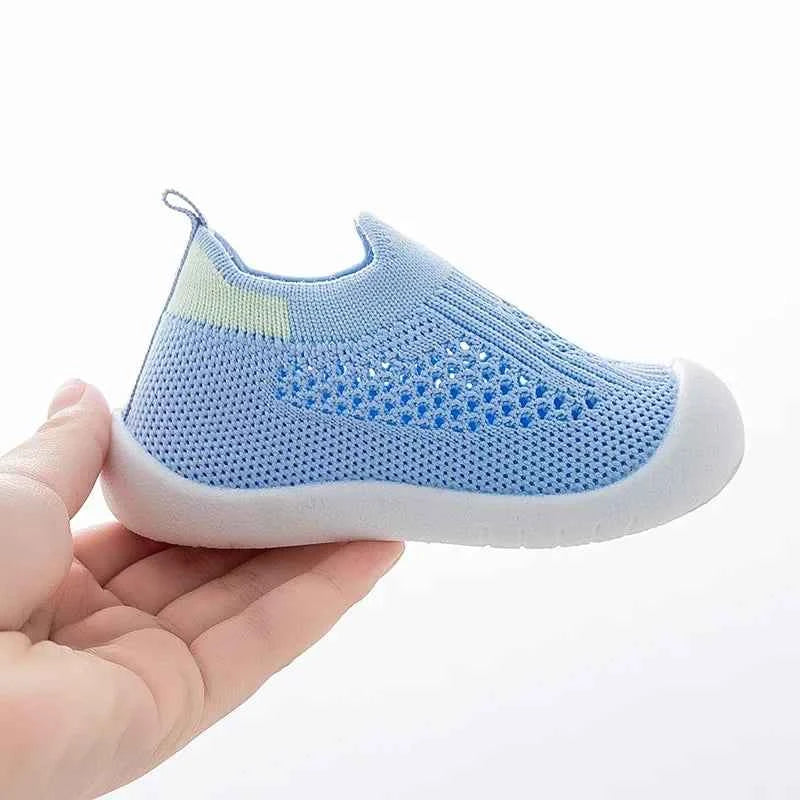 New Mesh Knit Breathable Baby Shoe Anti Slip